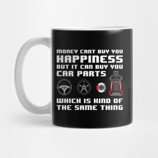 Happiness is Car Parts Mug